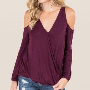 Joleen Cold Shoulder Top